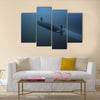 submarine under water rear view Multi panel canvas wall art