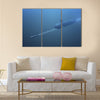 Beautiful submarine shooting missle side view Multi panel canvas wall art