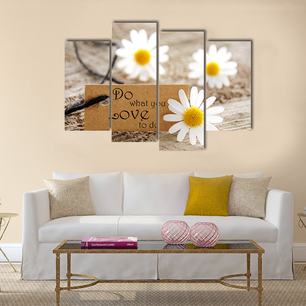 Do What You Love To Do  Multi Panel Canvas Wall Art