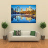 Atlanta, Georgia, USA midtown skyline from Piedmont Park Multi panel canvas wall art