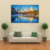 Atlanta, Georgia, USA midtown skyline from Piedmont Park Multi panel canvas wall art