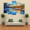 Atlanta, Georgia, USA midtown skyline from Piedmont Park Multi panel canvas wall art