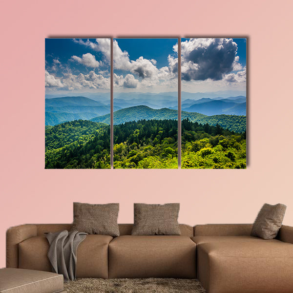 View of the Blue Ridge Mountains seen from Cowee Mountains wall art