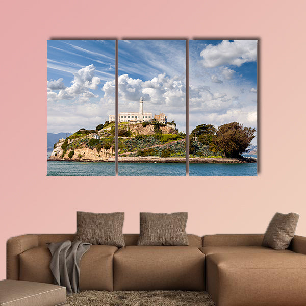 Alcatraz Island in San Francisco, USA multi panel canvas wall art