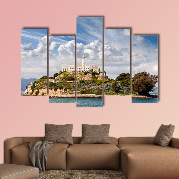 Alcatraz Island in San Francisco, USA multi panel canvas wall art