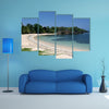 One of the beaches at Roatan, Honduras Multi panel canvas wall art