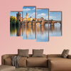 Charles Bridge in Prague, Czech Republic multi panel canvas wall art