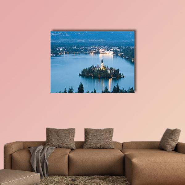 Bled Lake in Julian Alps, Slovenia