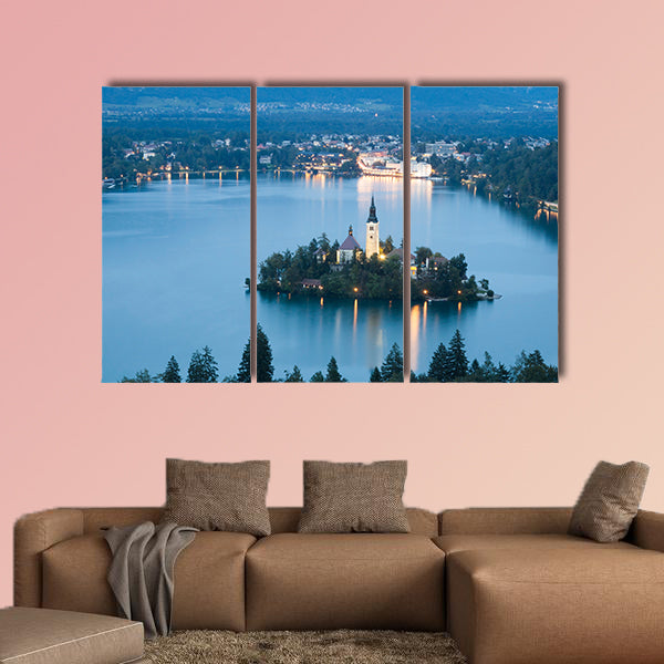 Bled Lake in Julian Alps, Slovenia