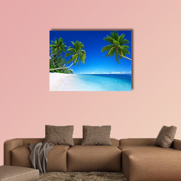 Tropical paradise multi panel canvas wall art