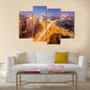 beautiful overpass at the intersection multi panel canvas wall art