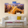 beautiful overpass at the intersection multi panel canvas wall art