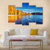 Autumn landscap, lake Wanaka Multi Panel Canvas Wall Art