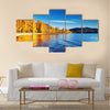 Autumn landscap, lake Wanaka Multi Panel Canvas Wall Art