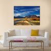 Farmland with grazing sheep and Mount Cook Multi Panel Canvas Wall Art