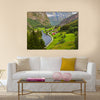 Village in Flam Norway nature and travel background multi panel canvas wall art