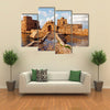 The Sidon Sea Castle, Lebanon, Multi Panel Canvas Wall Art