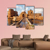 Sidon Sea Castle, Sidon, Lebanon multi panel canvas wall art