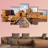 Sidon Sea Castle, Sidon, Lebanon multi panel canvas wall art