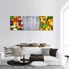 Huge group of fresh vegetables panoramic canvas wall art