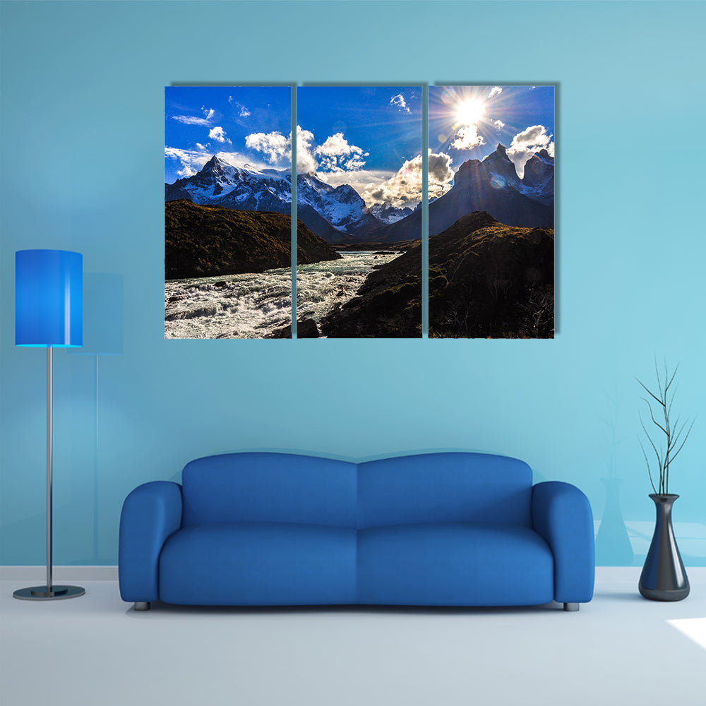 Parque Nacional Torres del Paine, Chile multi panel canvas wall art