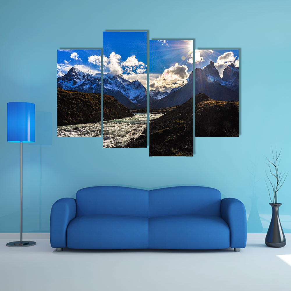 Parque Nacional Torres del Paine, Chile multi panel canvas wall art