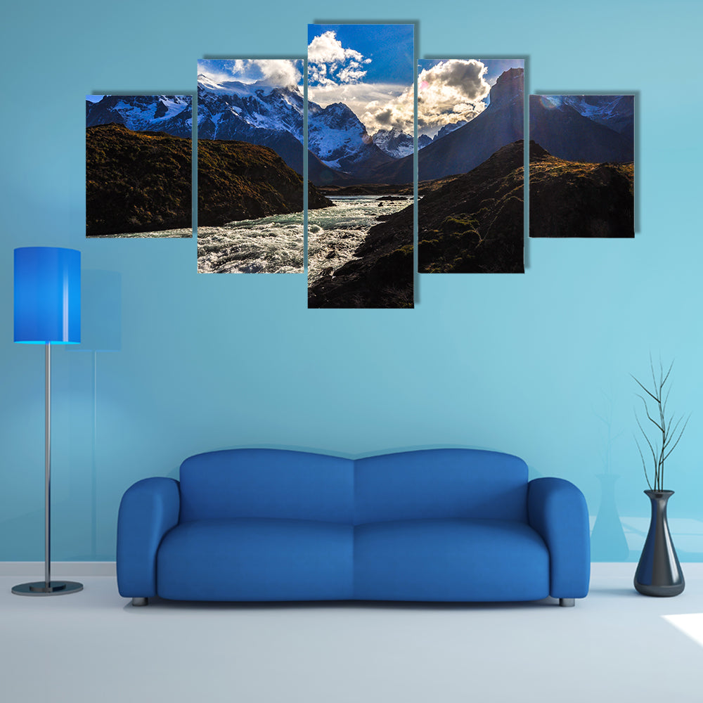 Parque Nacional Torres del Paine, Chile multi panel canvas wall art