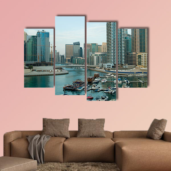 Dubai Daytime multi panel canvas wall art
