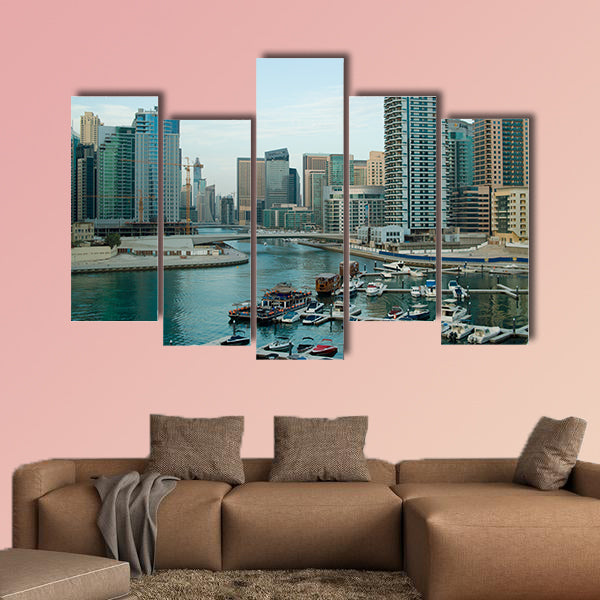 Dubai Daytime multi panel canvas wall art