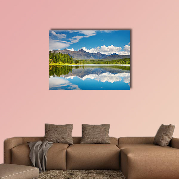 Beautiful lake in Altai mountains Multi panel canvas wall art