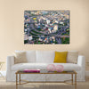 urban cityscape of busy traffic multi panel canvas wall art