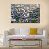 urban cityscape of busy traffic multi panel canvas wall art