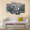 urban cityscape of busy traffic multi panel canvas wall art