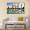 Taj Mahal in sunrise light Multi Panel Canvas Wall Art