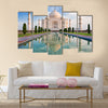 Taj Mahal in sunrise light Multi Panel Canvas Wall Art