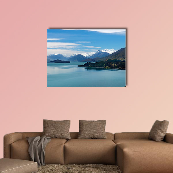 Magnificent scenery of nature reserves in New Zealand Multi panel canvas wall art