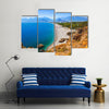 A Cool Antalya Beach Is Giving A Cool Feeling At Travel Backgroung, Turkey, Multi Panel Canvas Wall Art