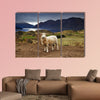 Lake Wanaka, view from mount Roys, New Zealand multi panel canvas wall art