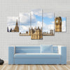 View of London with the Big Ben, the Clock Tower, And Westminster Multi Panel Canvas Wall Art