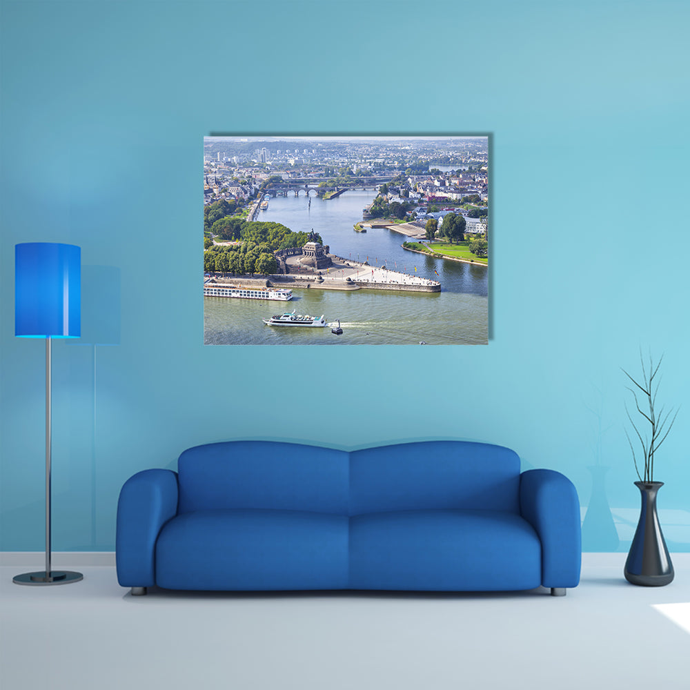 View Of A Monument Multi Panel Canvas Wall Art