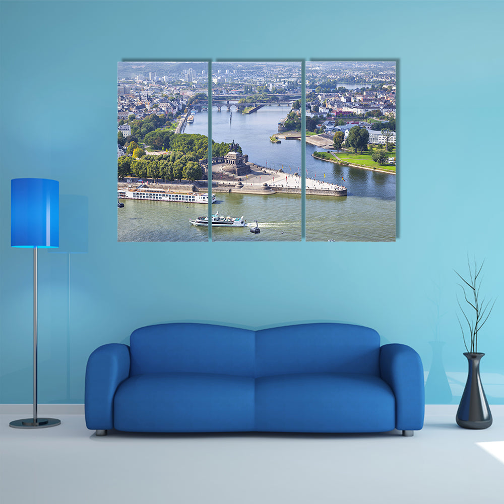 View Of A Monument Multi Panel Canvas Wall Art