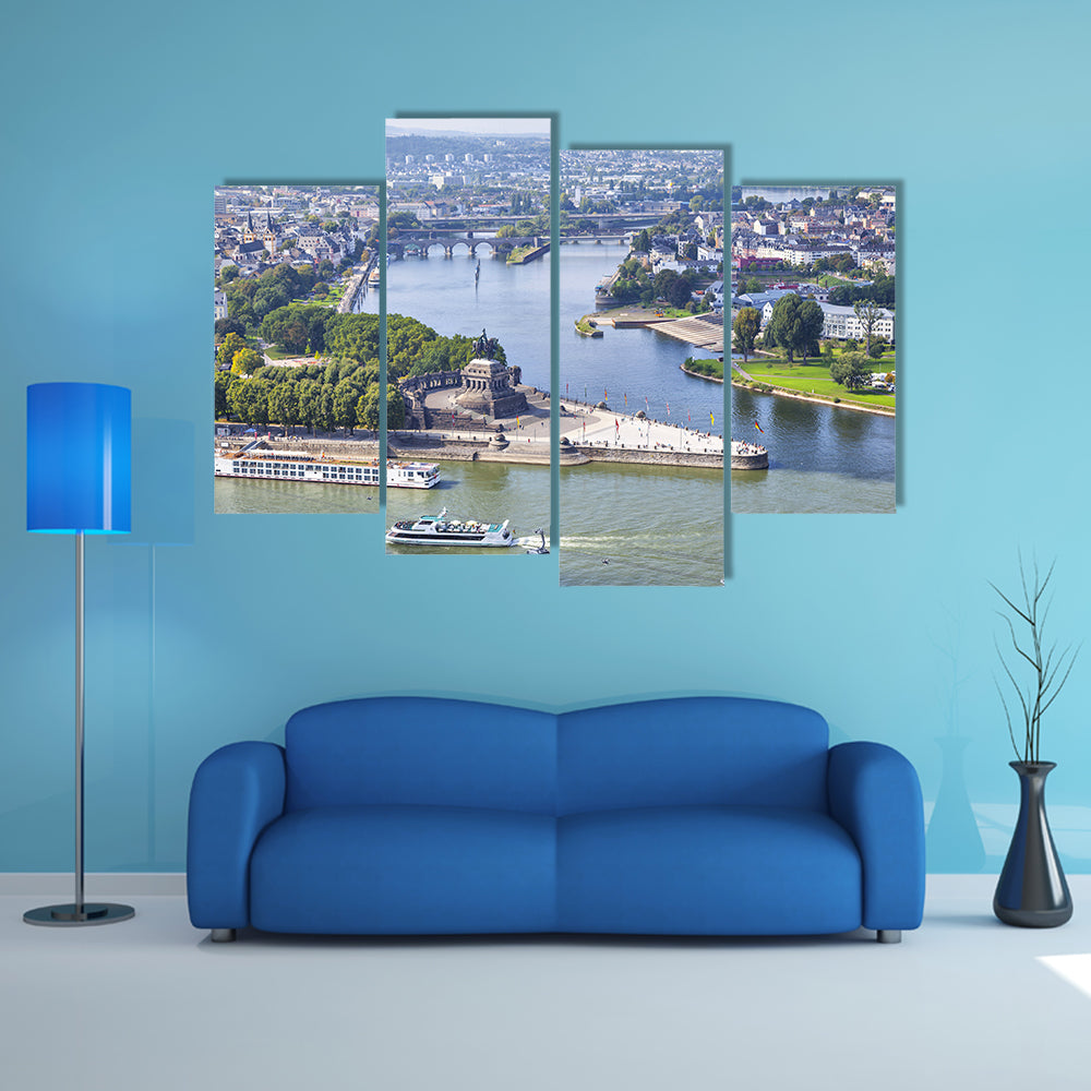 View Of A Monument Multi Panel Canvas Wall Art