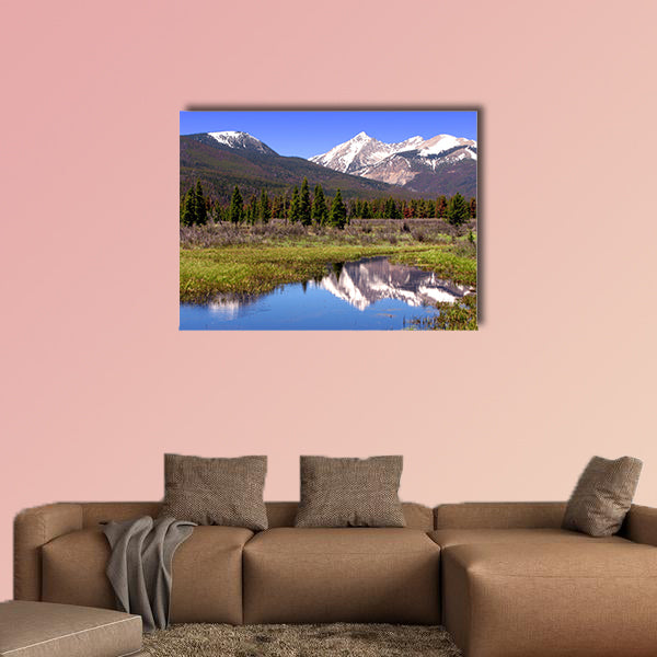 Rocky Mountains National Park scenic landscape multi panel canvas wall art