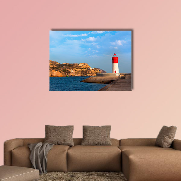 Beacon Cartagena lighthouse in Murcia Mediterranean Spain multi panel canvas wall art