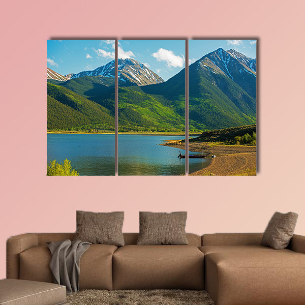 Colorado Twin Lakes Area multi panel canvas wall art