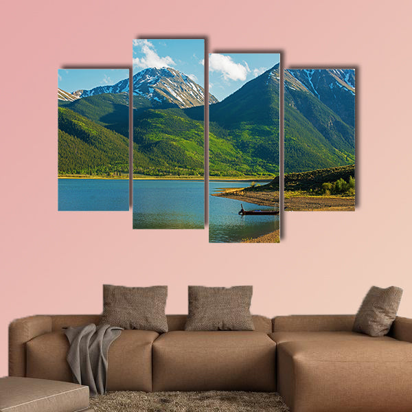 Colorado Twin Lakes Area multi panel canvas wall art