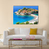 Sveti Stefan island in Budva, Montenegro Multi panel canvas wall art