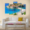 Sveti Stefan island in Budva, Montenegro Multi panel canvas wall art