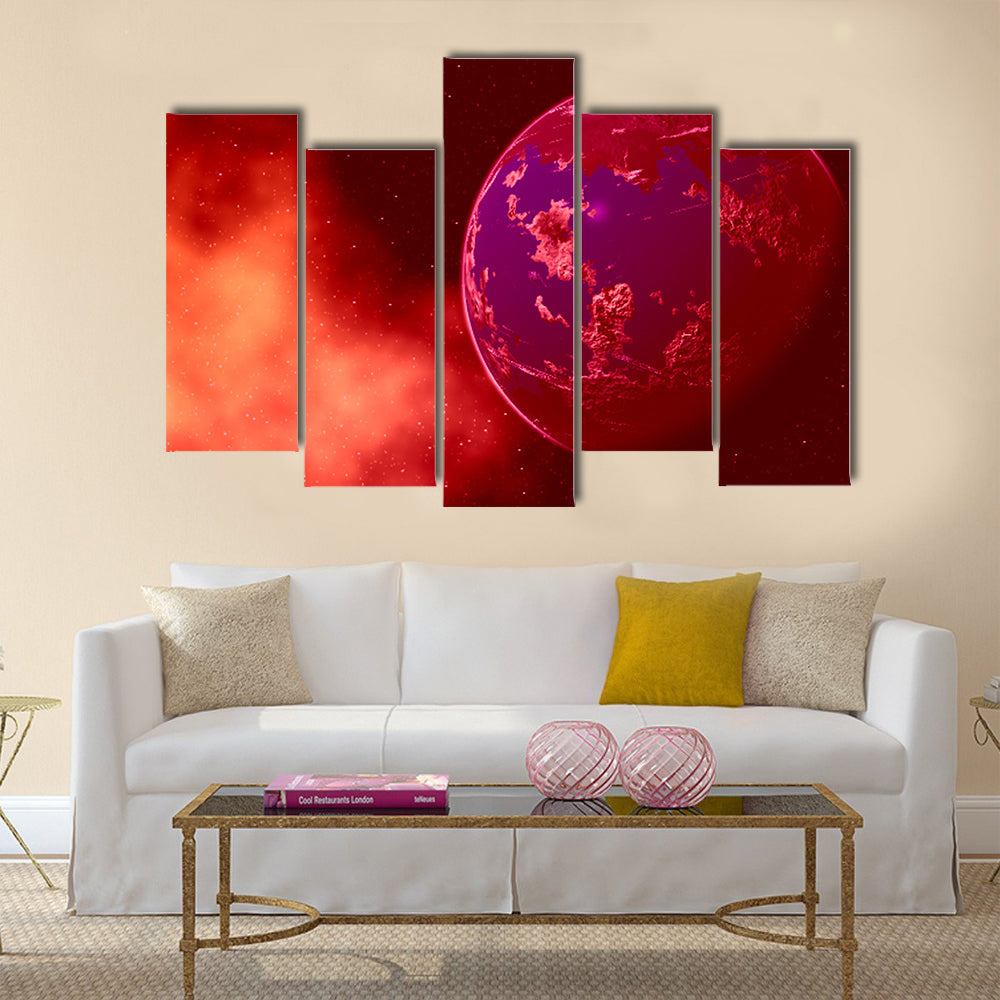 Deep Space Multi Panel Canvas Wall Art