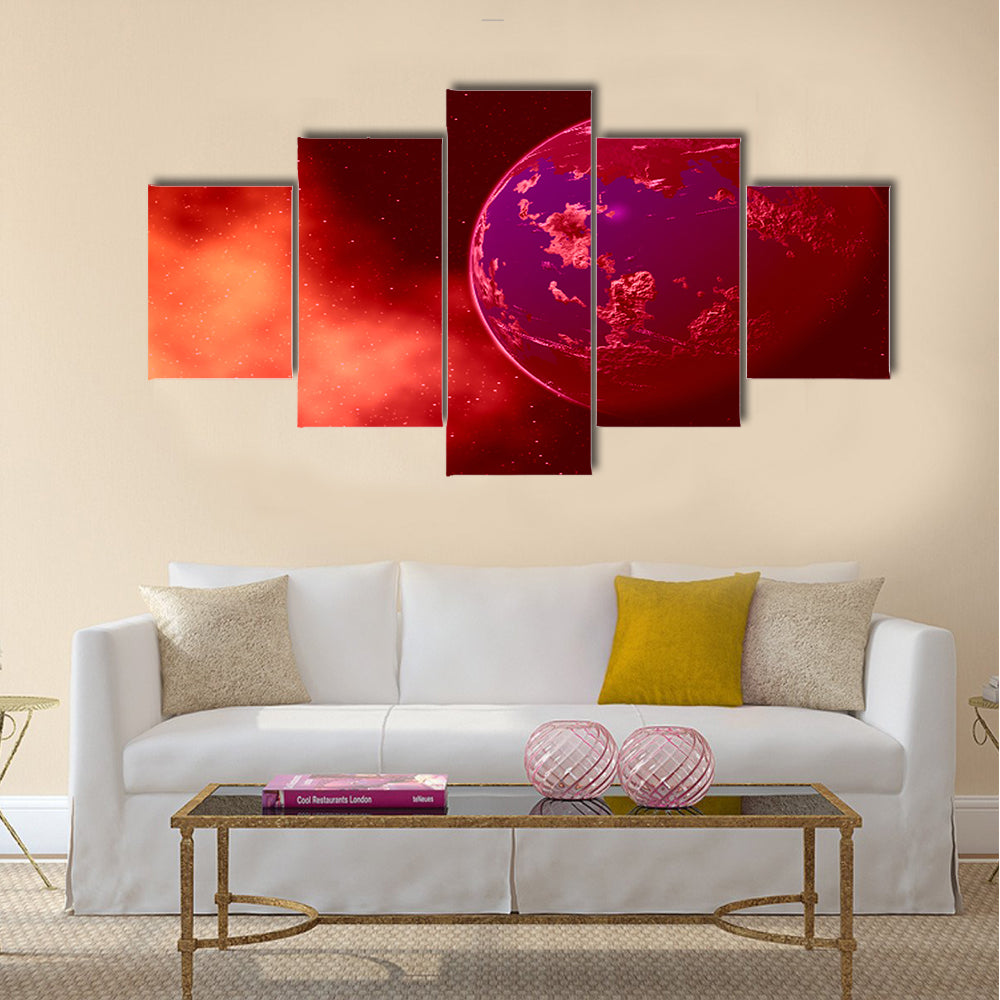 Deep Space Multi Panel Canvas Wall Art